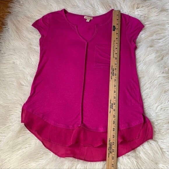 Anthropologie Bordeaux Top - Picture 6 of 9